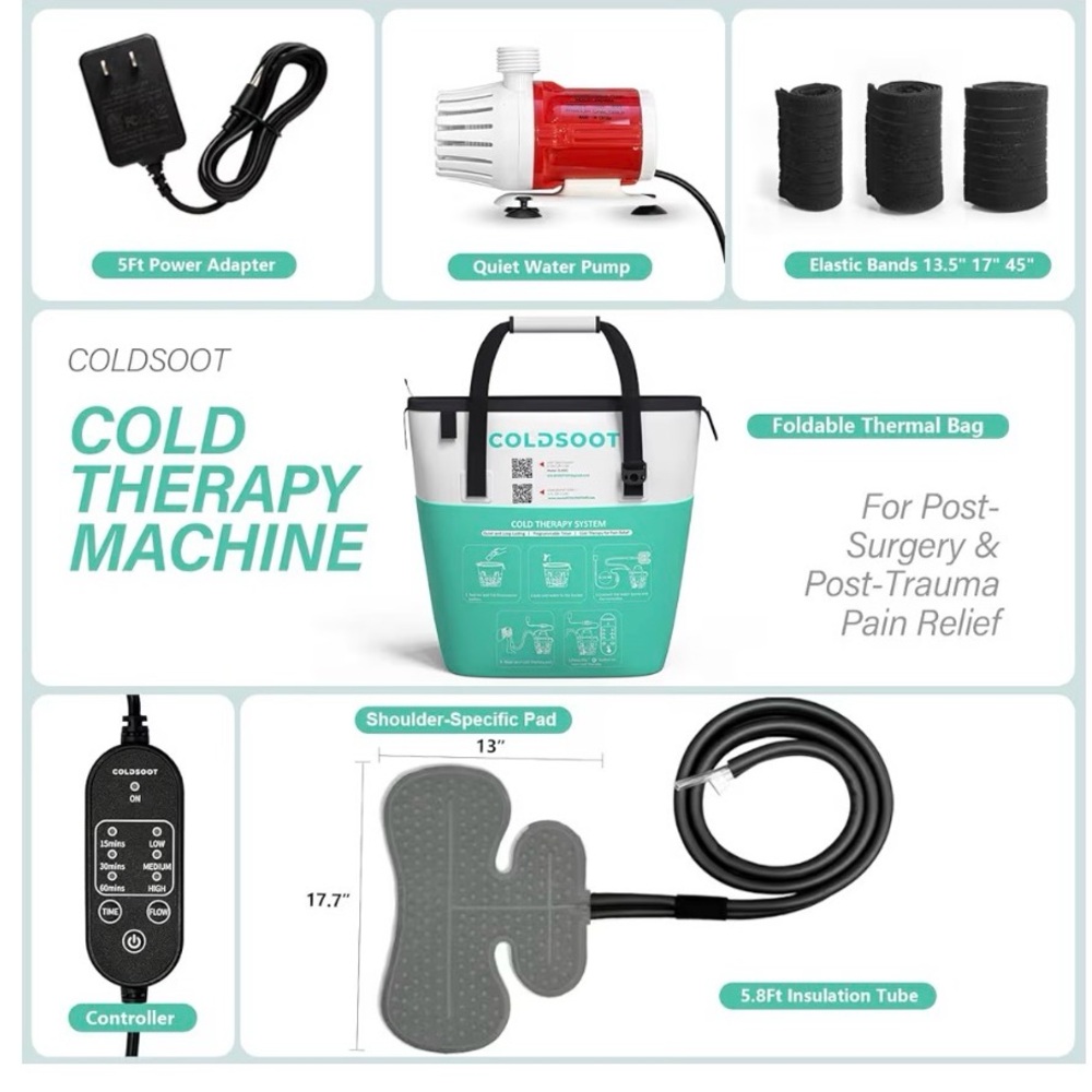 Portable Cold🧊Therapy Machine for Shoulder with Programmable Timer⏱️ - Picture 8 of 9